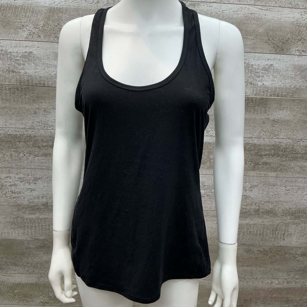 Athleta Black Racerback Tank Top Size M